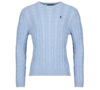 Polo Ralph Lauren Pull PULL COL ROND EN MAILLE TORSADEE in Bleu EU XS