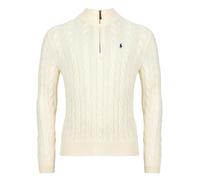 Polo Ralph Lauren Pull PULL DEMI ZIP EN MAILL TORSADEE in Beige EU M
