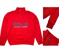 Polo Ralph Lauren Pull Troyer Sweat En Maille Double Tech Nouveau M