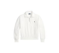 Polo Ralph Lauren - Pull zippé au col - Femme - Sweatshirts et sweats à capuche - Blanc - Taille: 46 FR