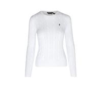 POLO RALPH LAUREN Pullover Coupe Slim JULIANNA blanc | XS