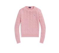 Vêtements Polo Ralph Lauren Pull torsadé à col rond en coton 2119718 pour Femme XL Rose