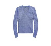 POLO RALPH LAUREN Pullover Slim Fit KIMBERLY bleu clair | XS
