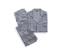 Polo Ralph Lauren Pyjama ' Heritage Silk ' bleu foncé, Taille XL
