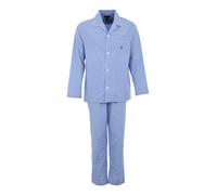 Polo Ralph Lauren Pyjama long bleu clair / blanc, Taille XL