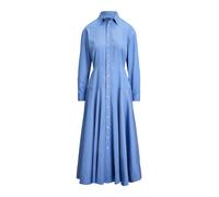 Polo Ralph Lauren Robe-chemise bleu ciel / rouge cerise, Taille 34
