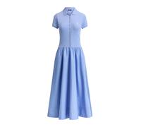 Polo Ralph Lauren - Robe Polo en maille de coton - Femme - Robes - Bleu - Taille: 38 FR