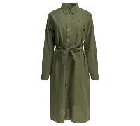 POLO RALPH LAUREN robe chemise en coton et lin femme verte - 10
