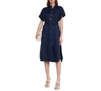 Polo Ralph Lauren Robe Midi En Lin Avec Ceinture