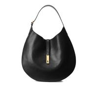 Polo Ralph Lauren ID Collection Medium Sac fourre-tout noir, cuir de vache finement grainé, femme