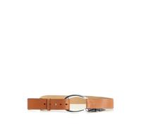 Polo Ralph Lauren - Stirrup-Buckle Wide Leather Belt - Femme - Accessoires - Brun - Taille: L