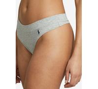 Polo Ralph Lauren String 'Club' gris clair / noir, Taille XS