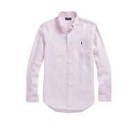Polo Ralph Lauren - Striped Linen Shirt - Homme - Chemises - Rose - Taille: M