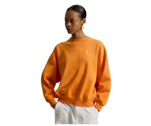 Polo Ralph Lauren - Sweat Polo oversize fit Ralph Lauren - Taille: XXS-Matière: 87% cotton 13% polyester-Couleur fournisseur: Solar orange - Femme - Sweatshirts et sweats à capuche - Orange - Taille: 