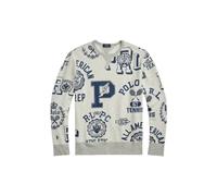 Polo Ralph Lauren - SweaT-shirt Graphique Sportif en Coton - Homme - Pulls - Blanc - Taille: XL