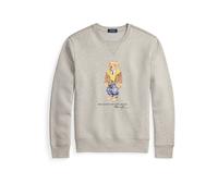 Polo Ralph Lauren Sweat-shirt Polo Bear en molleton col rond Bleu/Marron/Gris/Noir Taille XL