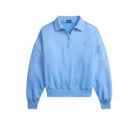 Polo Ralph Lauren - SweaT-shirt zippé à logo - Femme - Sweatshirts et sweats à capuche - Bleu - Taille: 36 FR
