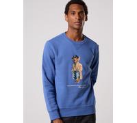 Polo Ralph Lauren Sweatshirt crew neck Bear 710B27073 pour XL Bleu