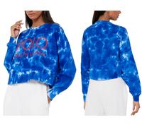 Polo Ralph Lauren Sweatshirt French Terry Batik Bleu à Logo Col Rond