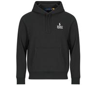 Polo Ralph Lauren Sweatshirts SWEAT A CAPUCHE MULTILOGO BRODES in Noir EU M