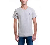 Polo Ralph Lauren T-Shirt à col Rond Big Pony pour Homme, Gris (Grey Heather A0004), S