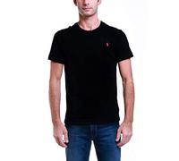 Polo Ralph Lauren T-Shirt à col Rond Big Pony pour Homme, Noir (RL Black A0060), XL