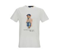 Polo Ralph Lauren - T-shirt à manches courtes - Homme - Tops - Blanc - Taille: M