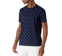 Polo Ralph Lauren T-Shirt À Motif Total Marine Personnalisé Slim Fit Tee Neuf L