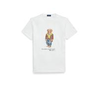 Polo Ralph Lauren T-Shirt bleu / bleu clair / marron / jaune, Taille XL