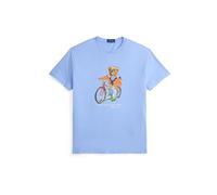 Polo Ralph Lauren T-Shirt bleu pastel / cognac / noir / blanc, Taille S