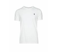 Polo Ralph Lauren T-shirt Custom Slim Fit manches courtes blanc et bleu marine XL