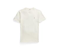 T-shirt Polo Ralph Lauren Custom Slim Fit manches courtes blanc cassé - S