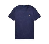 Polo Ralph Lauren - T-Shirt En Coton Pima Avec Logo Emblématique - Bleu Marine