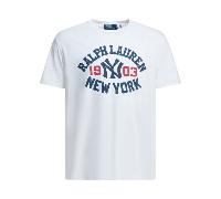 Polo ralph lauren t-shirt homme blanc en jersey de coton - M