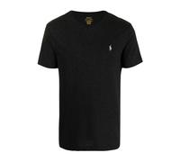 Polo Ralph Lauren - T-shirt ras du cou à manches courtes et broderies - Homme - Tops - Noir - Taille: L