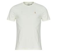 Polo Ralph Lauren T-shirt T-SHIRT AJUSTE EN COTON in Blanc EU M