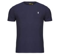 Ralph Lauren, Femme, Tops, Bleu, Taille: 38 FR T-shirt ras du cou en jersey coupe slim personnalisée