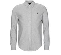 Polo Ralph Lauren Tricoté Robe Chemise Slim Fit Spread Col Collège M