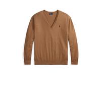 Polo Ralph Lauren - Vesta V-neck Knit - Femme - Pulls - Beige - Taille: 40 FR