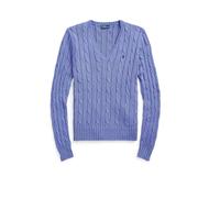 Polo Ralph Lauren - Vesta V-neck Knit - Femme - Pulls - Bleu - Taille: 40 FR