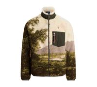 Polo Ralph Lauren Veste en polaire crème / noisette / vert / vert foncé, Taille M