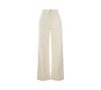 Polo Ralph Lauren - Wide Pantalons - Femme - Pantalons - Blanc - Taille: 40 FR