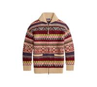 Polo Ralph Lauren - Zip-Front Jacquard Cardigan - Femme - Pulls - Multicolore - Taille: 36 FR