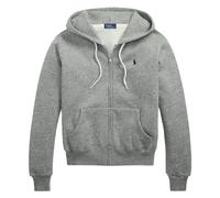 Vêtements Polo Ralph Lauren Sweat à capuche zippé en molleton pour Femme XL Gris