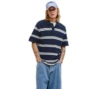 Polo rayÃ© Jack & Jones Maine Bleu L