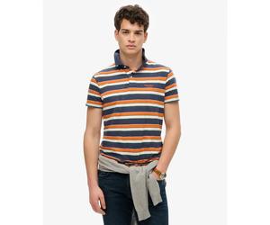 Polo rayÃ© lÃ©ger Superdry Bleu XL