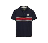 Polo rayÃ© Superdry Vintage Bleu XL