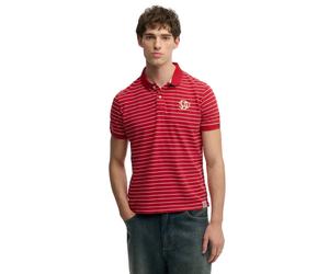 Polo rayÃ© Superdry Vintage Rouge M