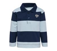 Hummel Mini Loose Stripe Long Sleeve Polo Bleu 98 cm Enfants