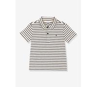 Polo rayé manches courtes garçon PETIT BATEAU vanille 8A